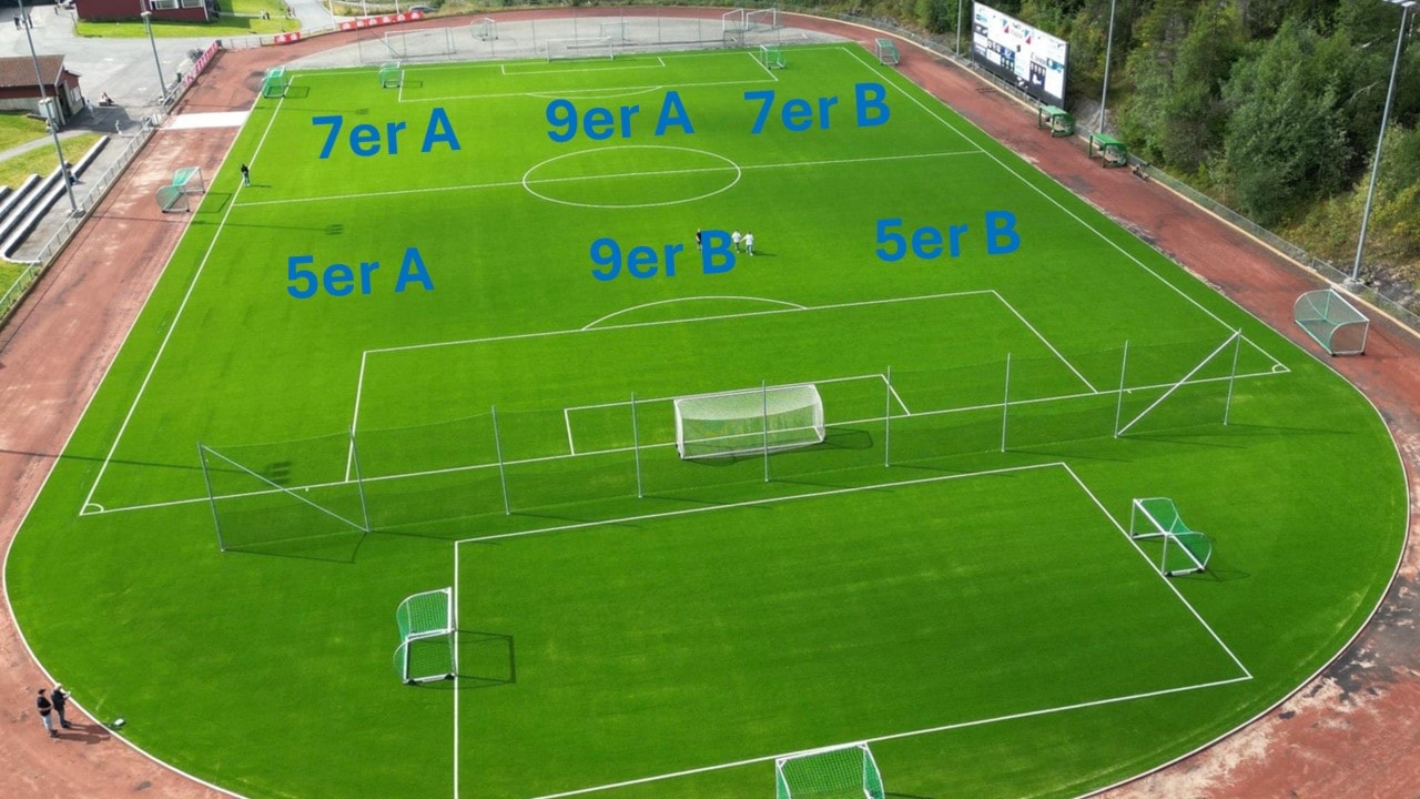 Banekart Mjær Stadion